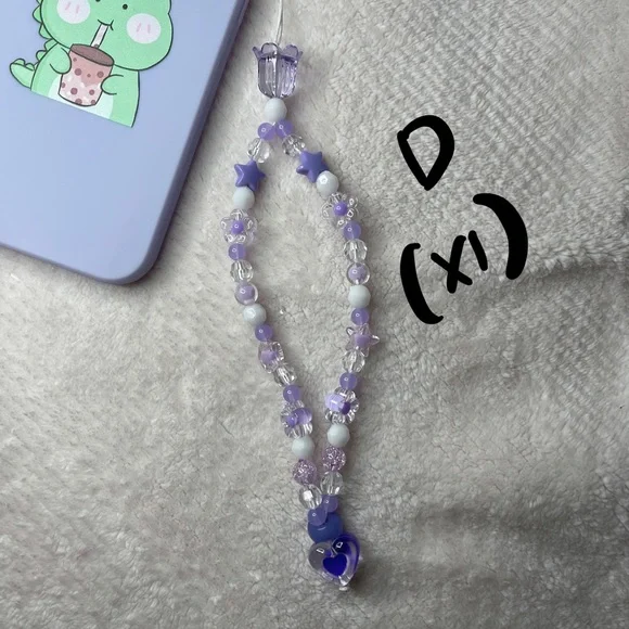Purple Phone/Camera Strap Charms - Picture 5 of 8